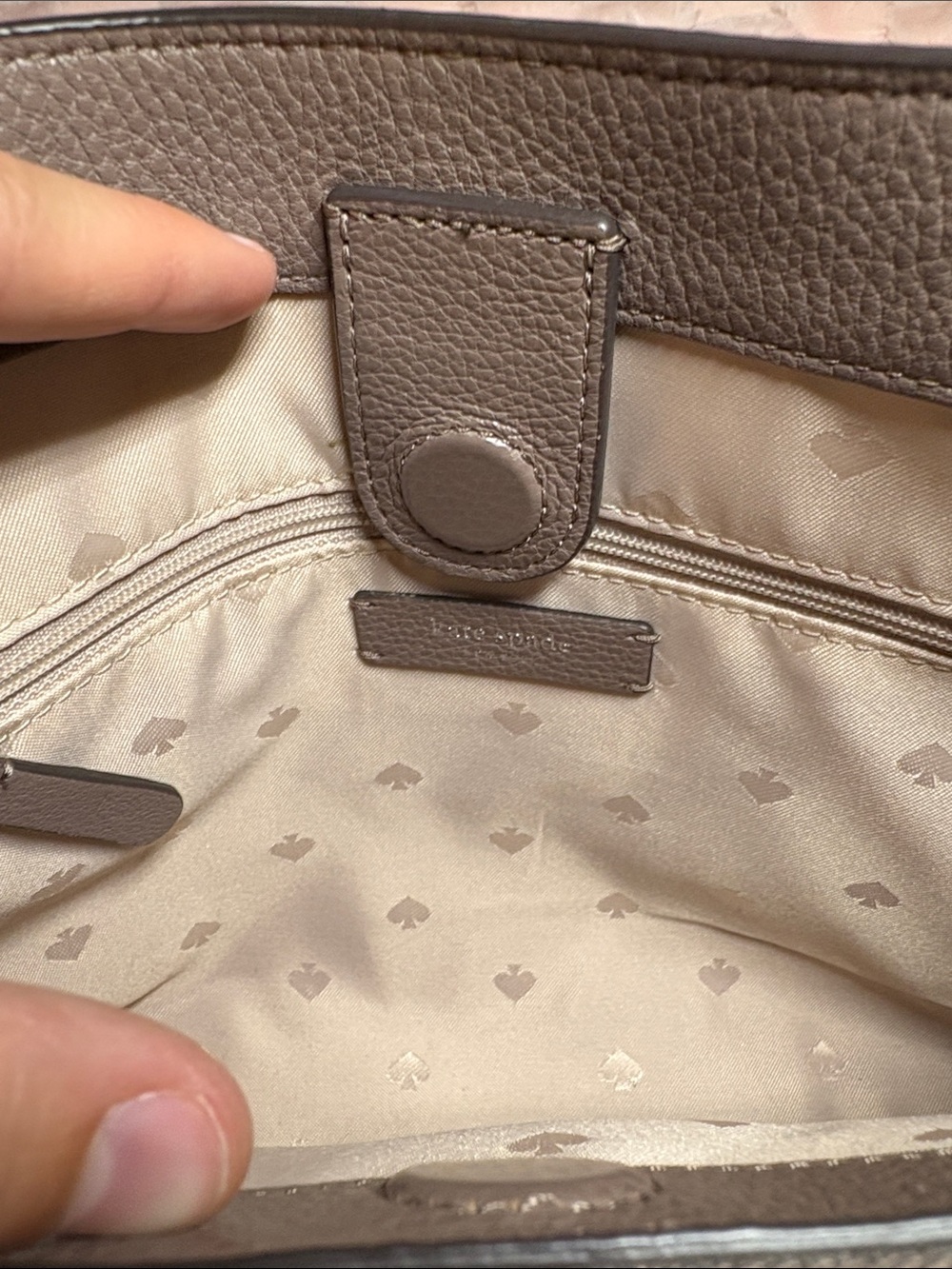 Kate Spade ♠️ Pebbled Leather Satchel - Picture 12 of 16
